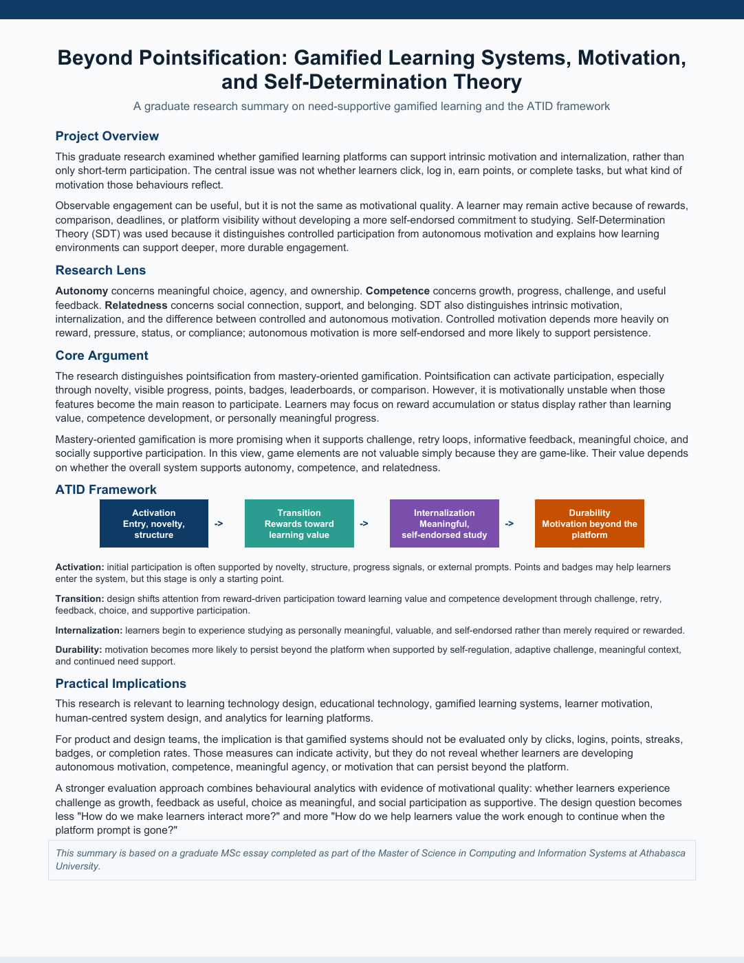 Cover of the Beyond Pointsification case study